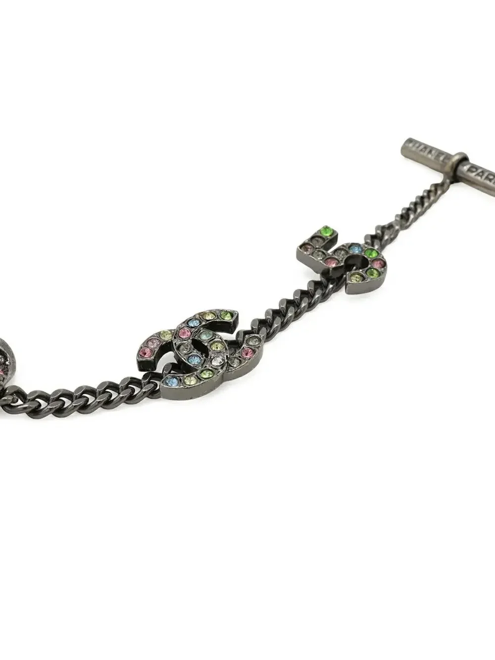 Chanel Cc Logo Chain Clover Bracelet #299773C93B
